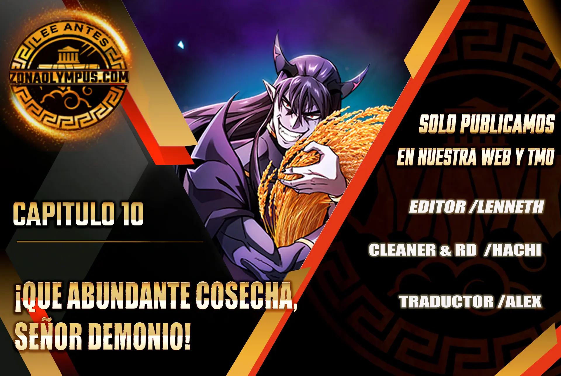 Read ¡Que abundante cosecha, señor demonio! ES Manga Online