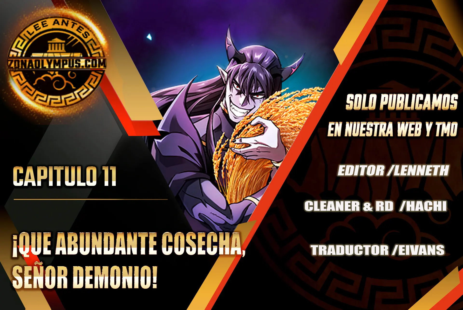 Read ¡Que abundante cosecha, señor demonio! ES Manga Online