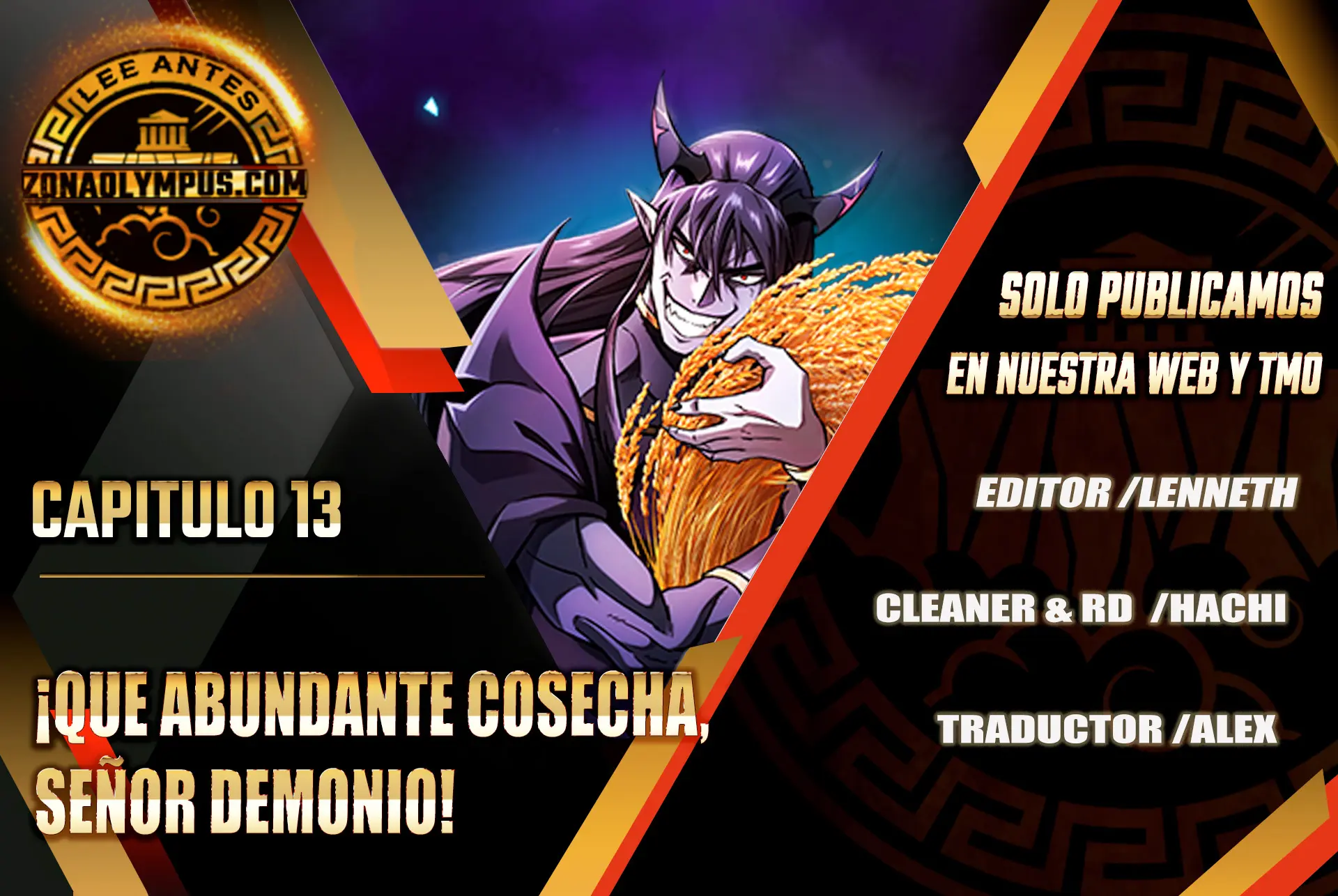 Read ¡Que abundante cosecha, señor demonio! ES Manga Online
