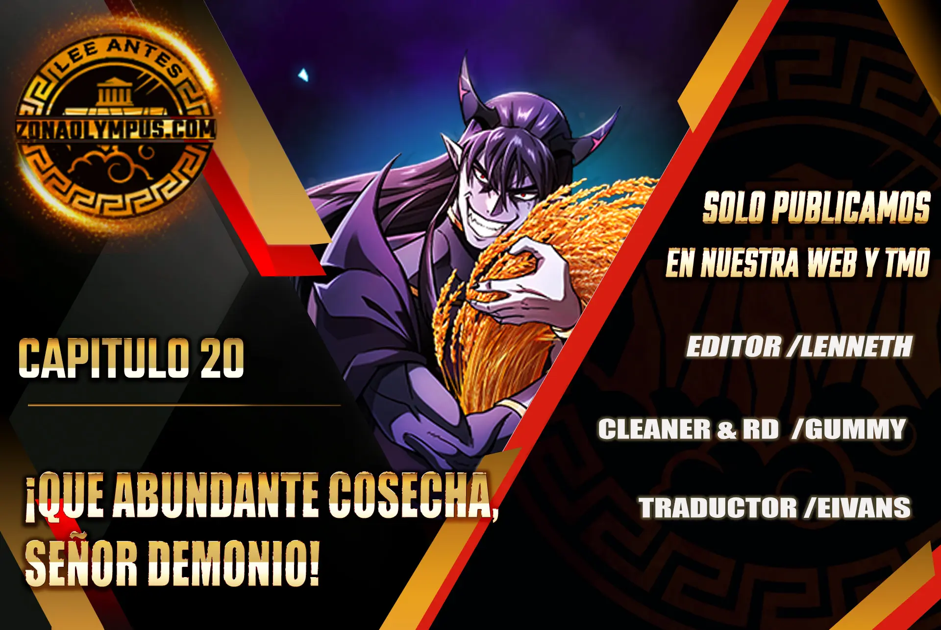 Read ¡Que abundante cosecha, señor demonio! ES Manga Online