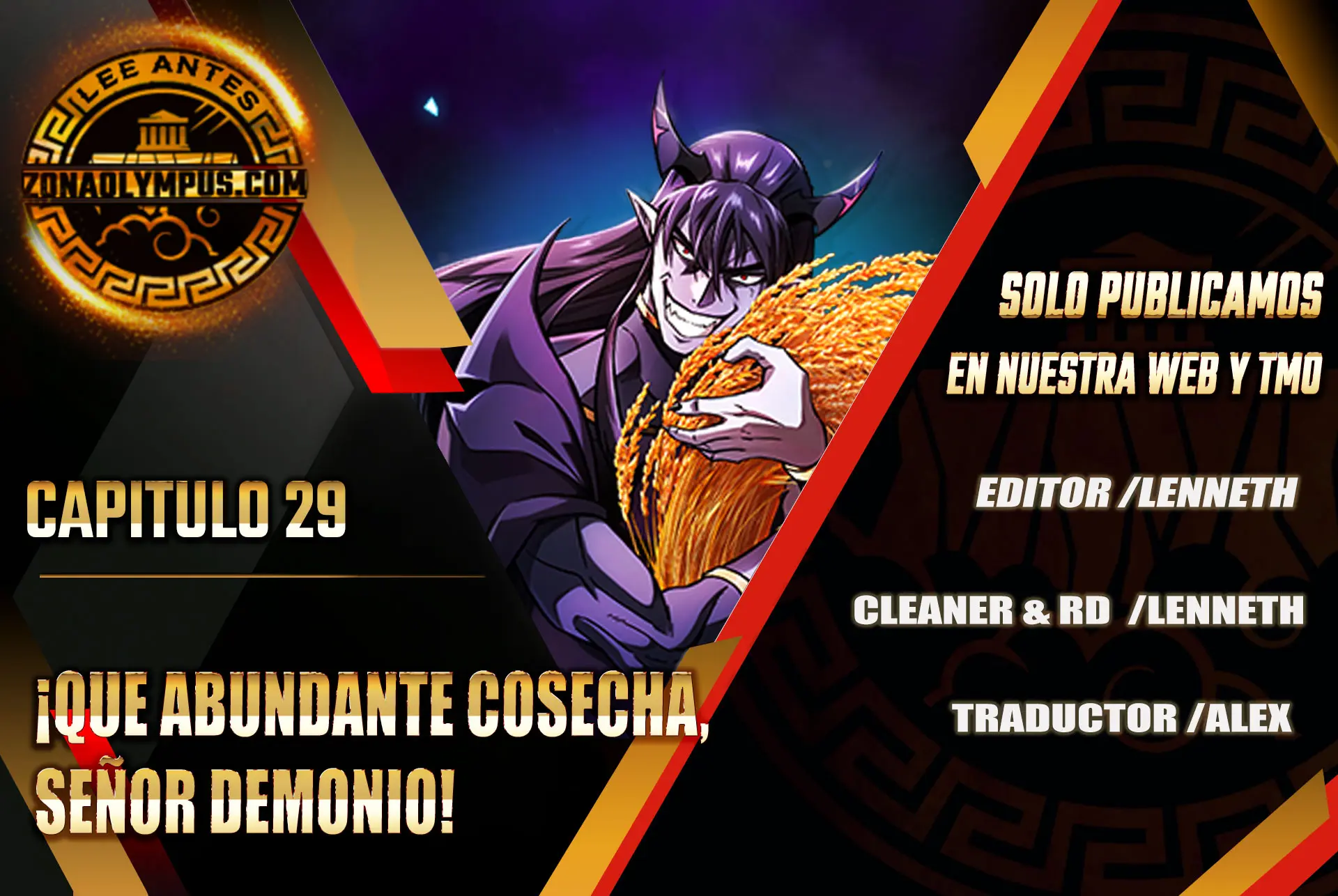 Read ¡Que abundante cosecha, señor demonio! ES Manga Online