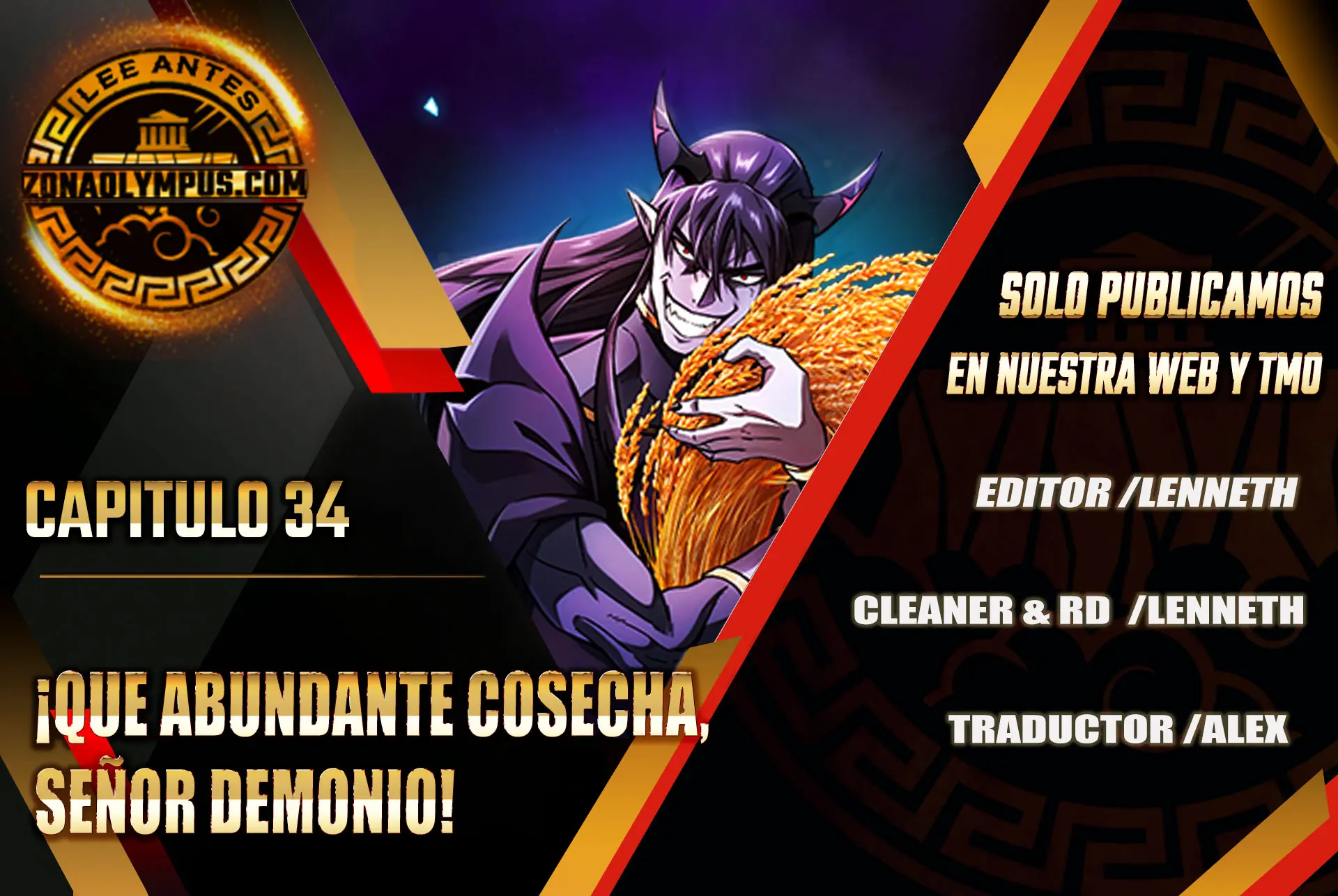 Read ¡Que abundante cosecha, señor demonio! ES Manga Online