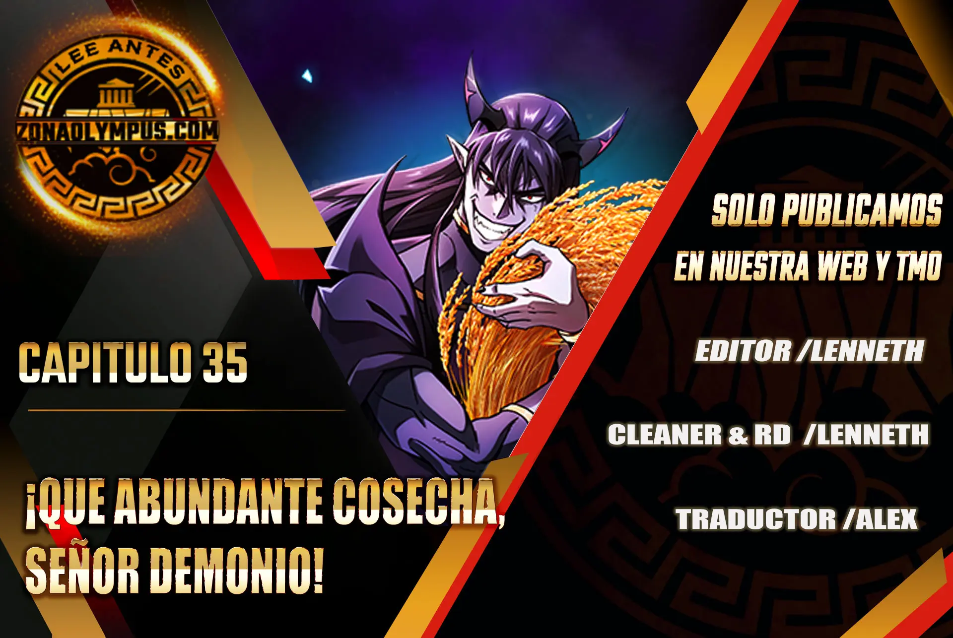 Read ¡Que abundante cosecha, señor demonio! ES Manga Online