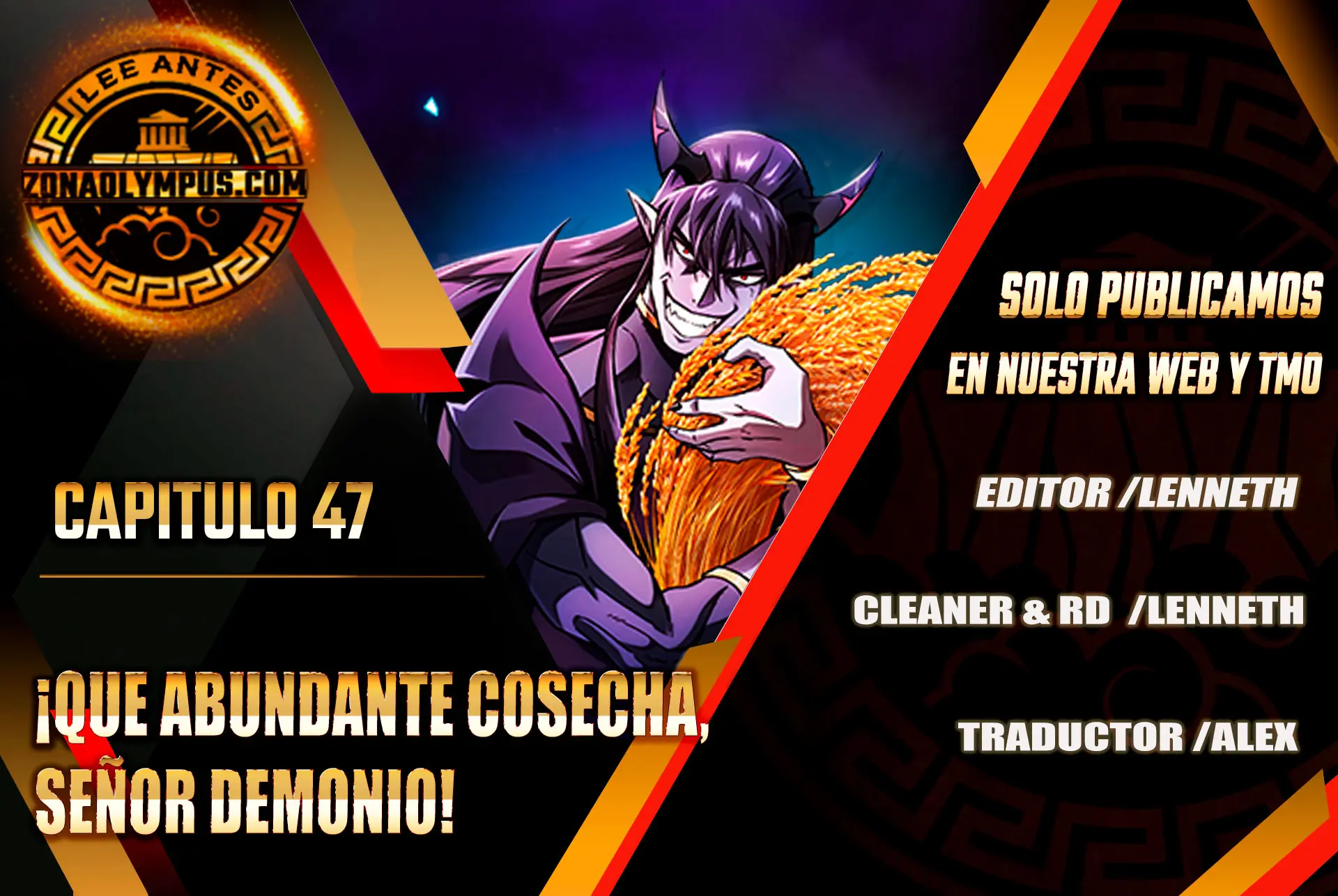 Read ¡Que abundante cosecha, señor demonio! ES Manga Online