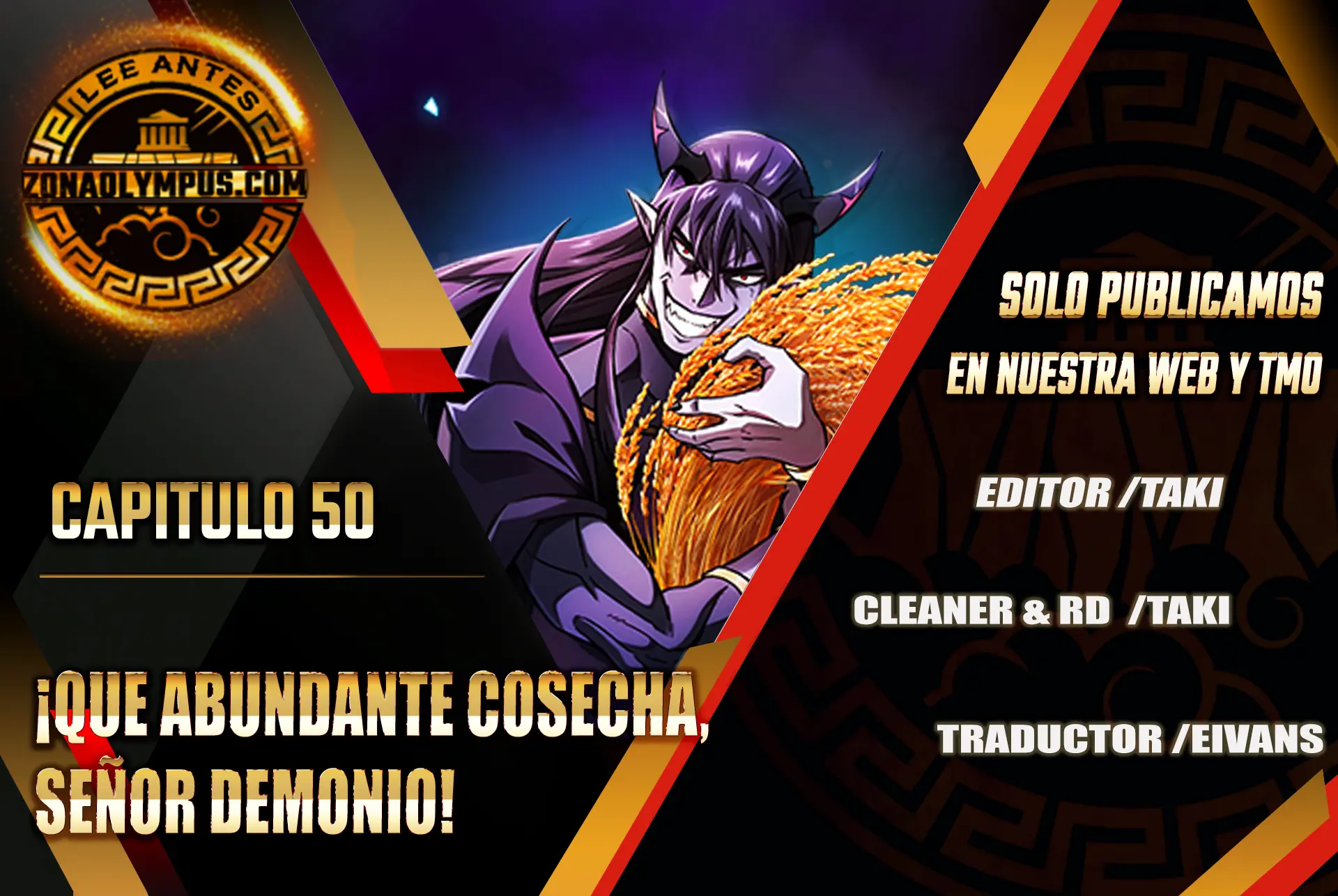 Read ¡Que abundante cosecha, señor demonio! ES Manga Online