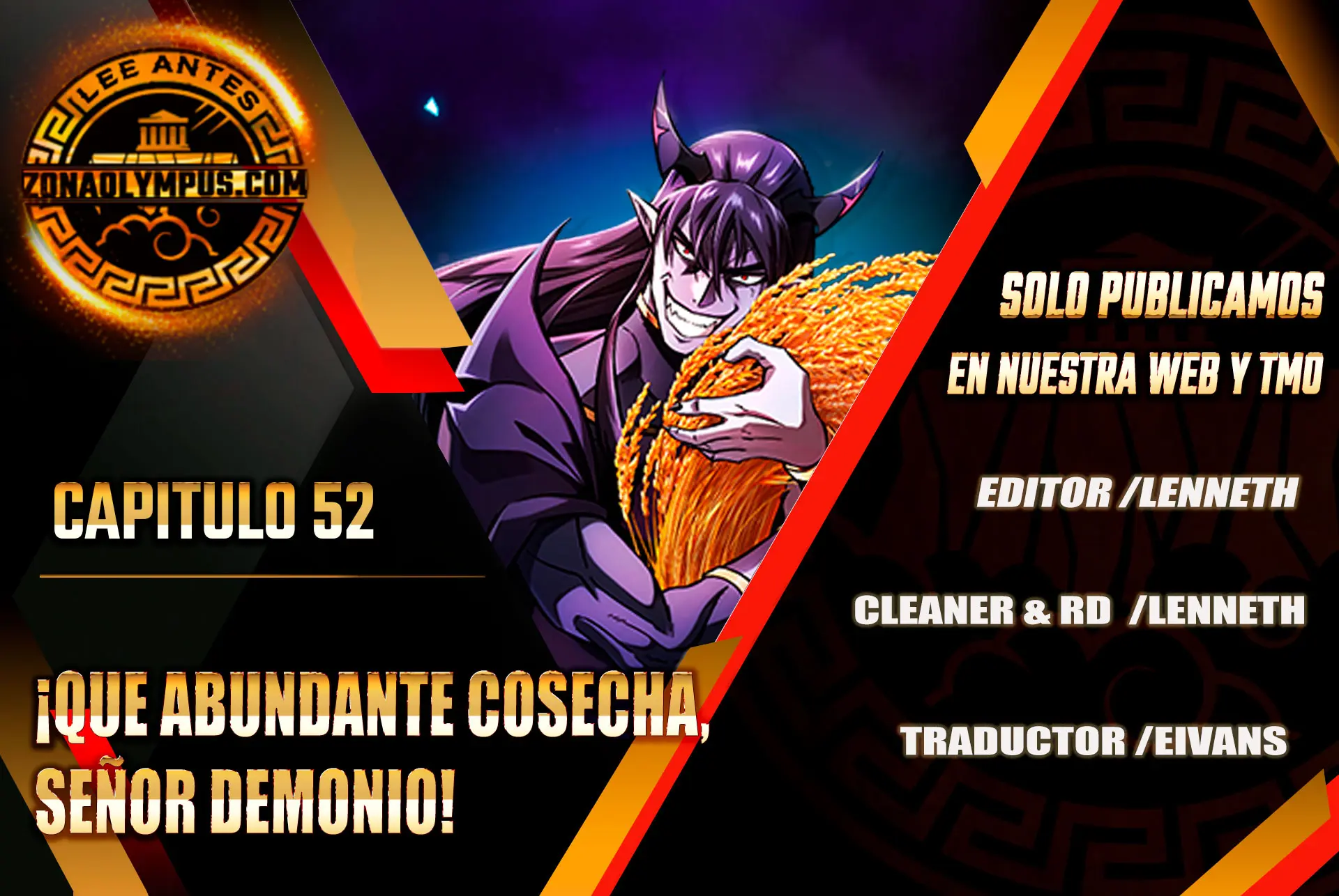 Read ¡Que abundante cosecha, señor demonio! ES Manga Online