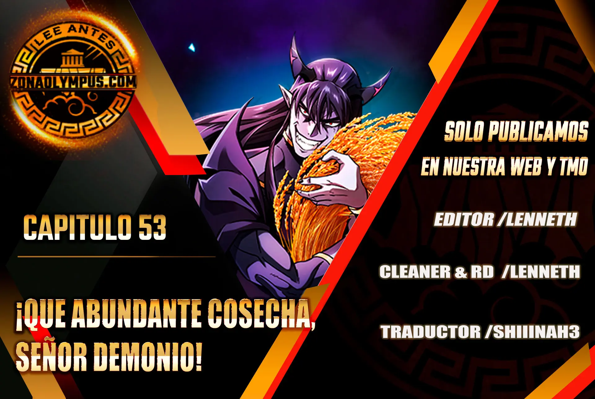 Read ¡Que abundante cosecha, señor demonio! ES Manga Online