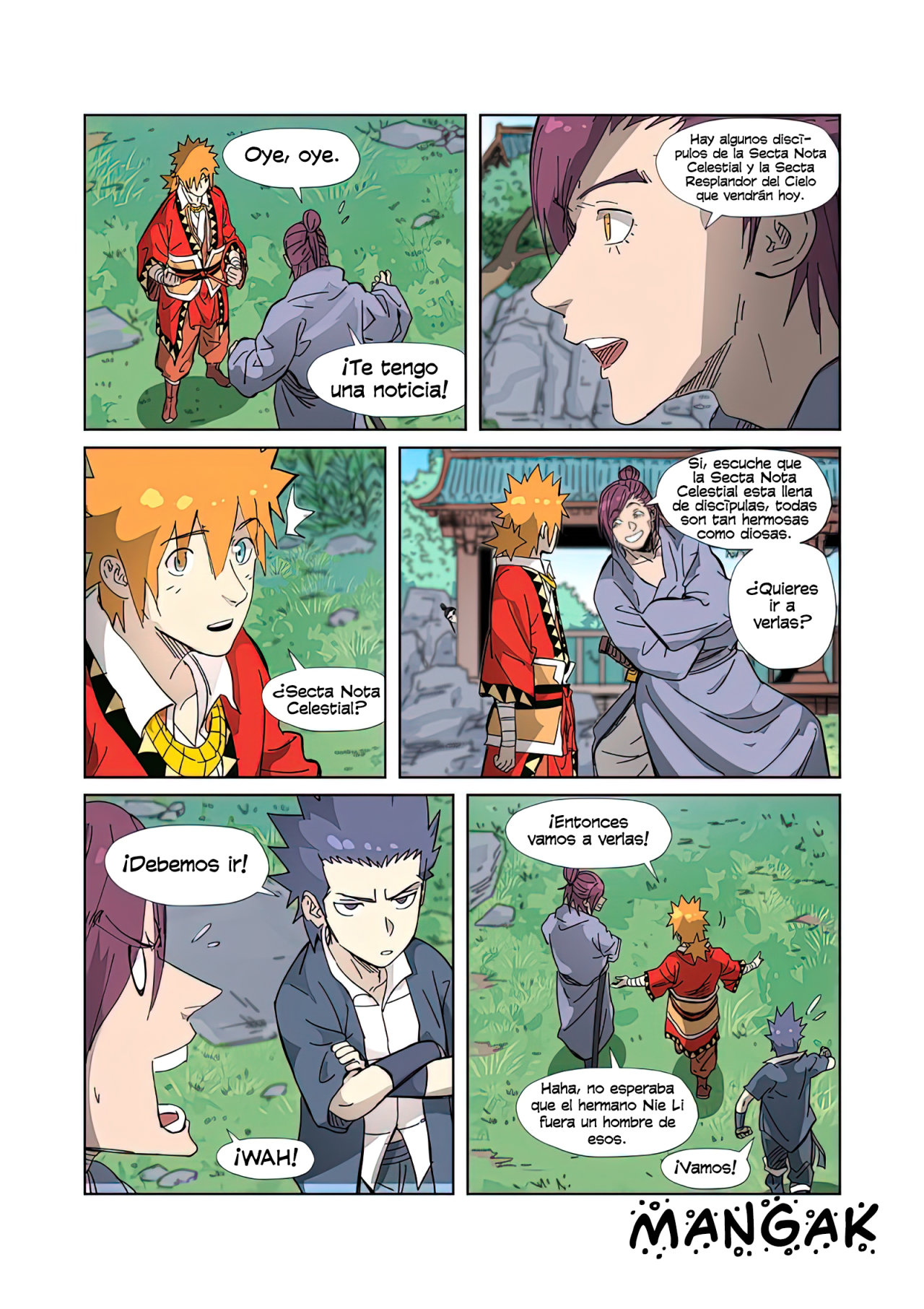 Read Tales of Demons and Gods Es Manga Online