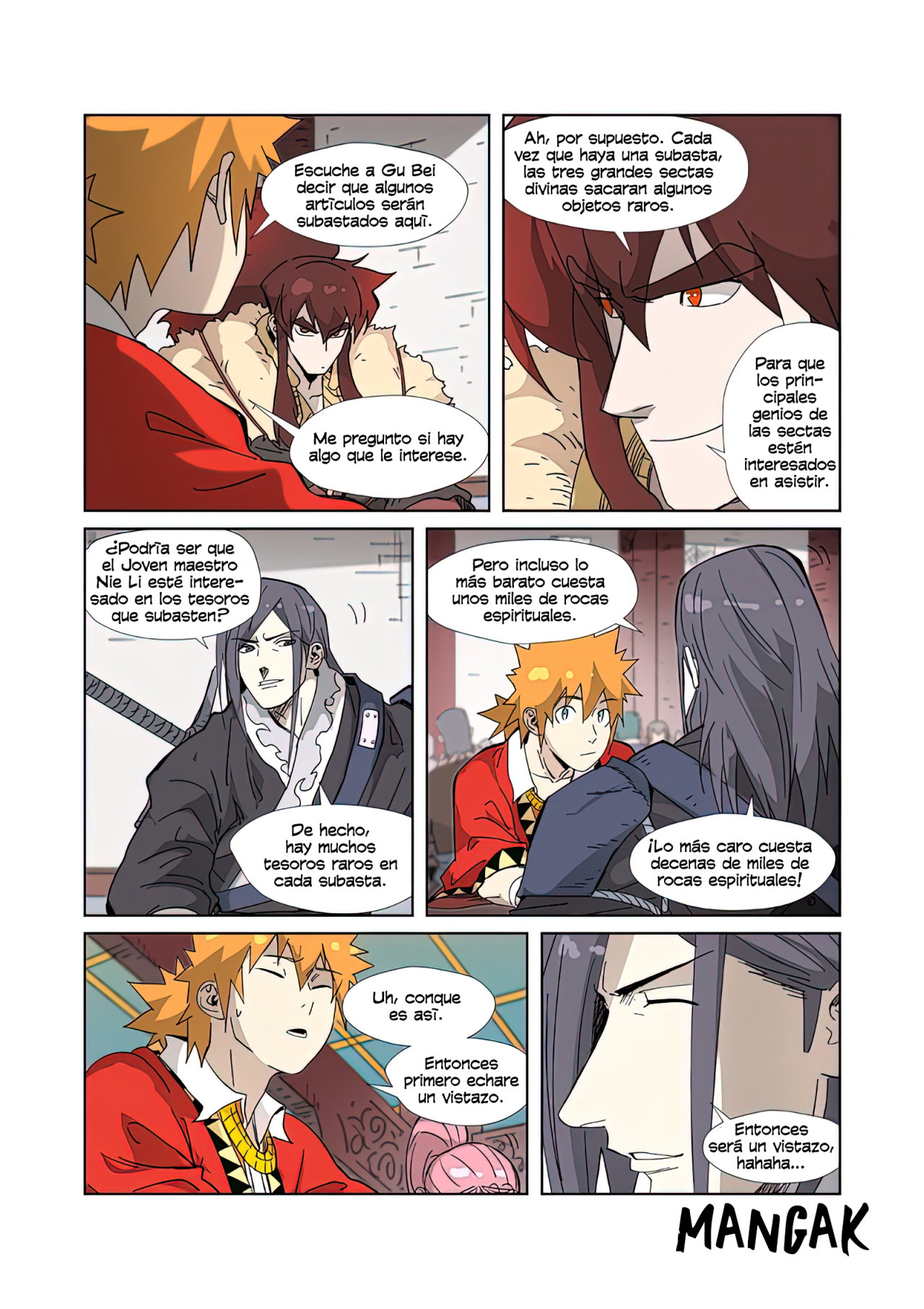 Read Tales of Demons and Gods Es Manga Online