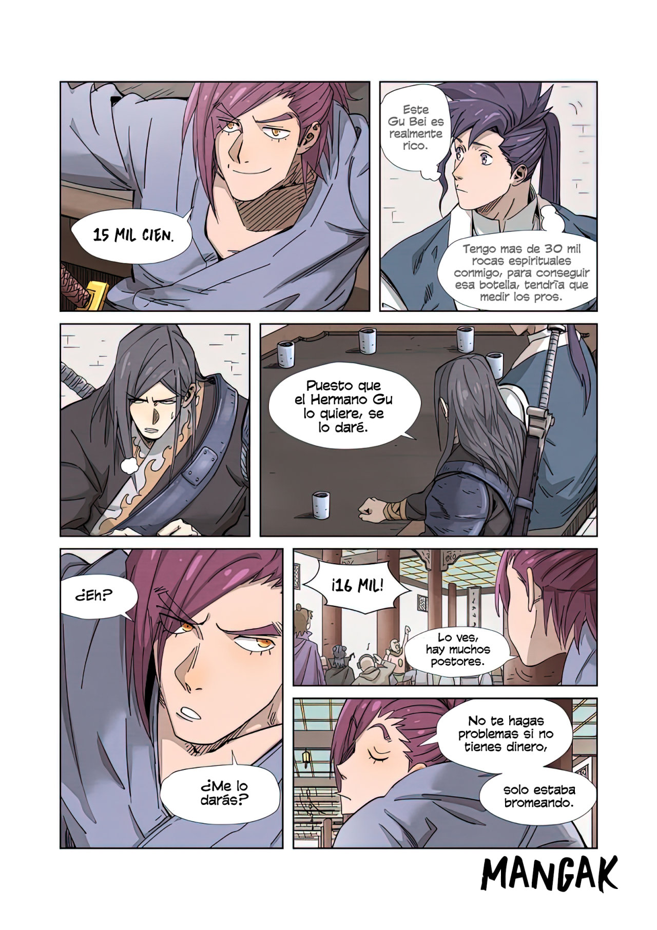 Read Tales of Demons and Gods Es Manga Online