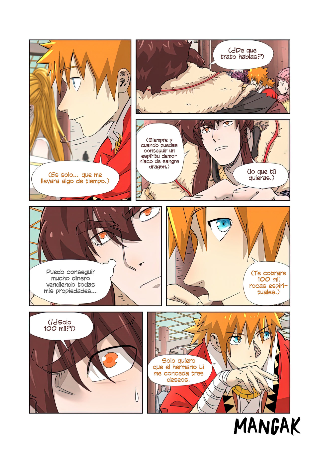 Read Tales of Demons and Gods Es Manga Online