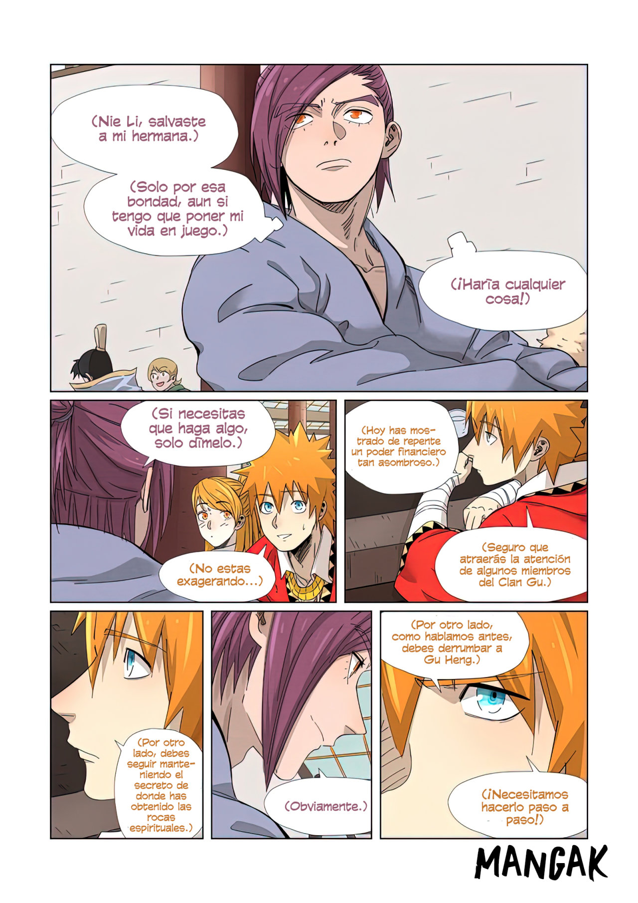 Read Tales of Demons and Gods Es Manga Online