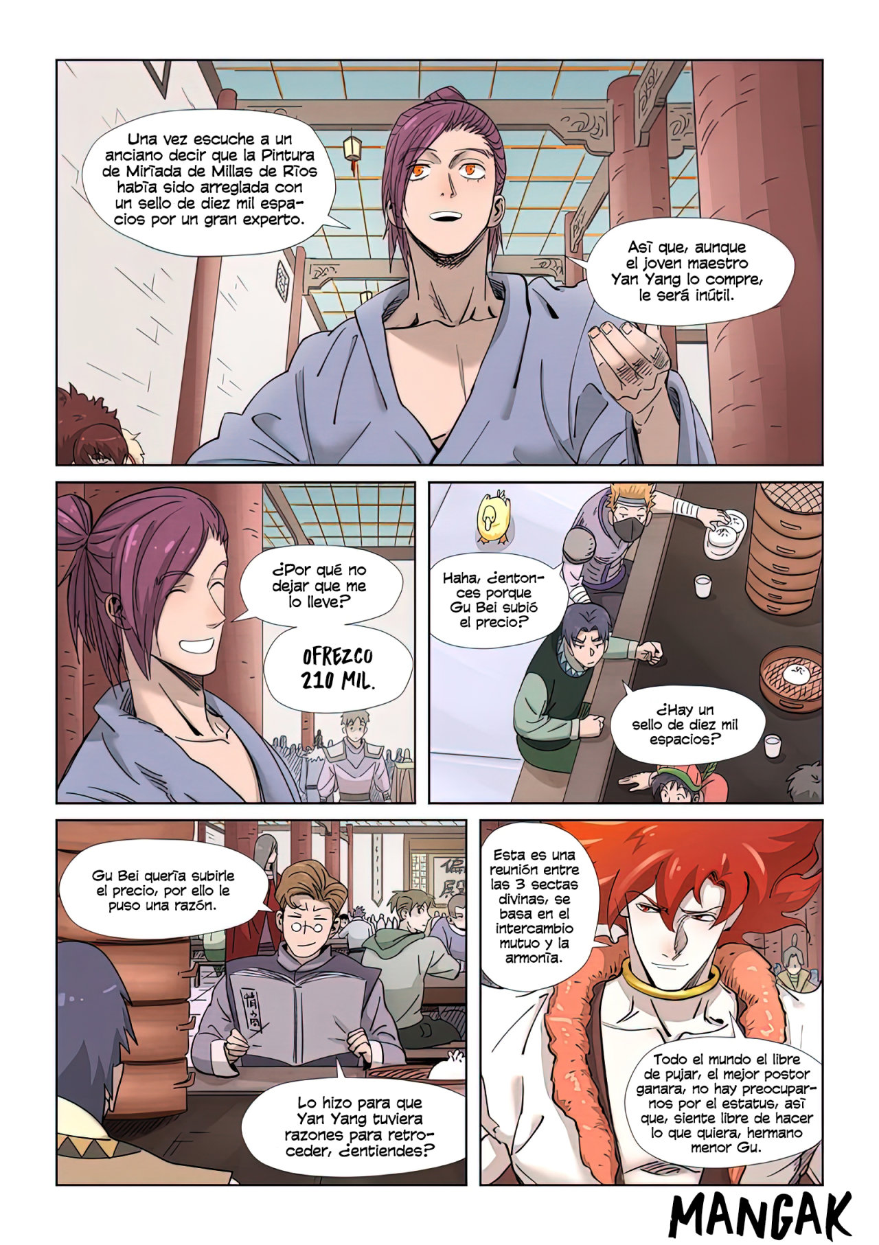 Read Tales of Demons and Gods Es Manga Online