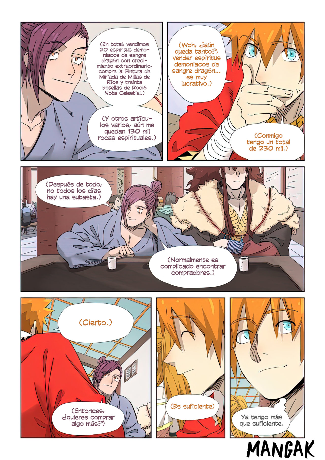 Read Tales of Demons and Gods Es Manga Online