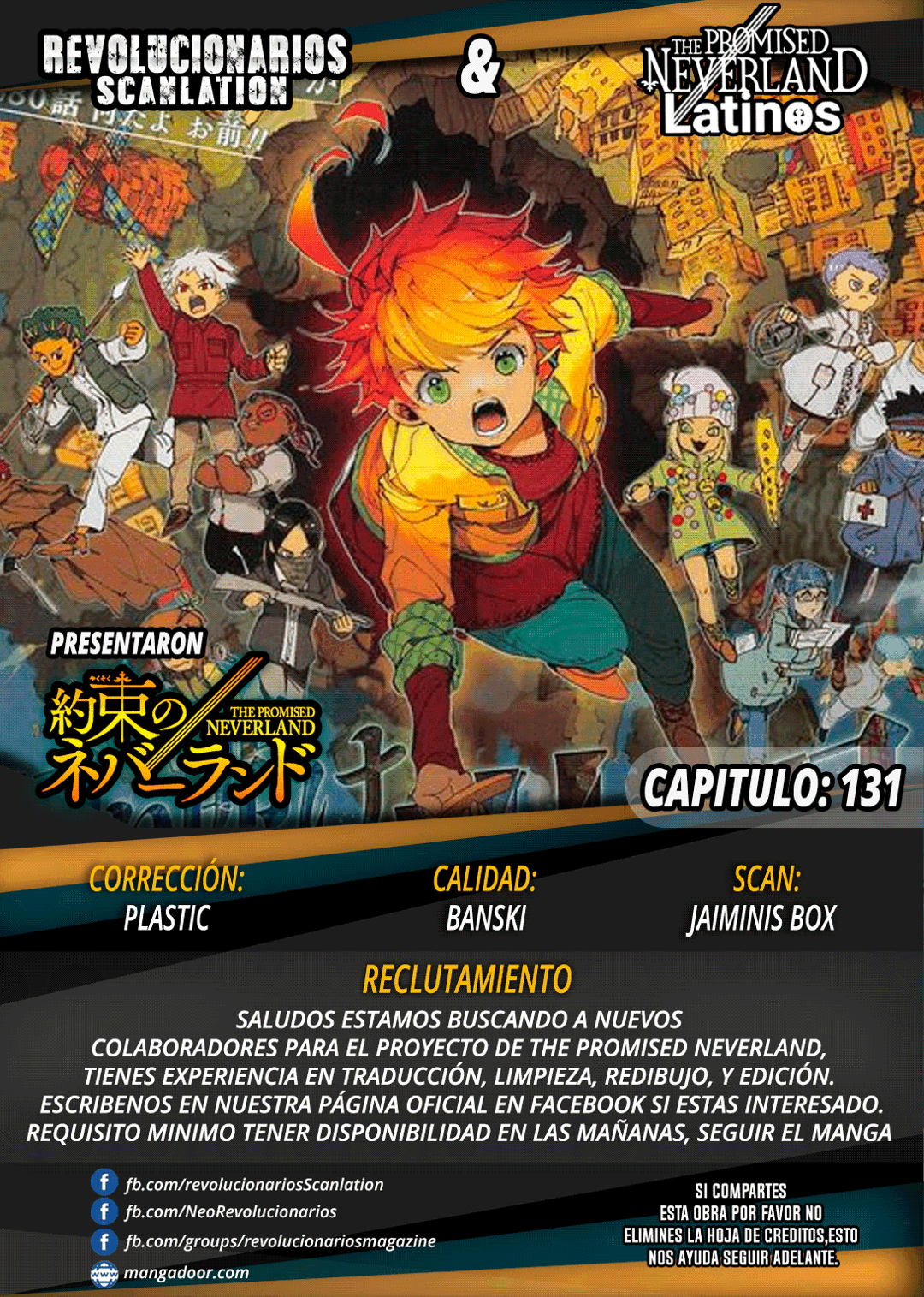 Read The Promised Neverland Es Manga Online