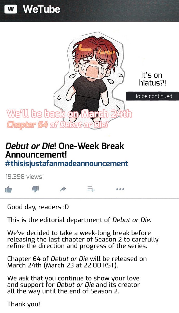 Read Debut or Die! Manga Online