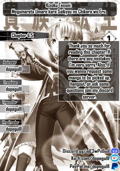 Read Megumareta Umare kara Saikyou no Chikara o Eru Kizoku Tensei Manga Online