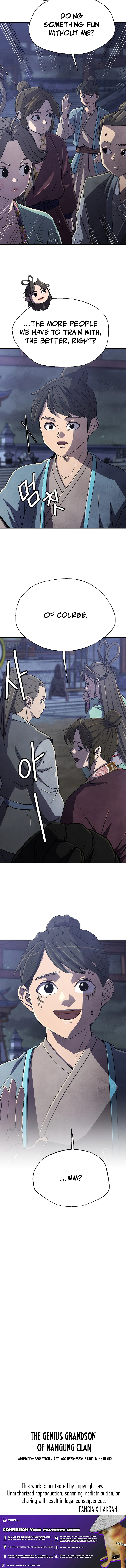 Read The Genius Grandson of Namgung Clan Manga Online