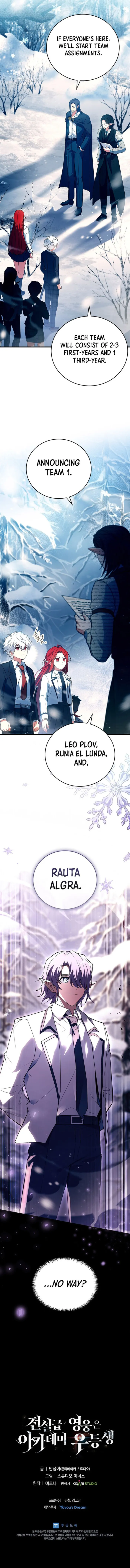 Read The Legendary Hero is an Academy Honors Student Manga Online