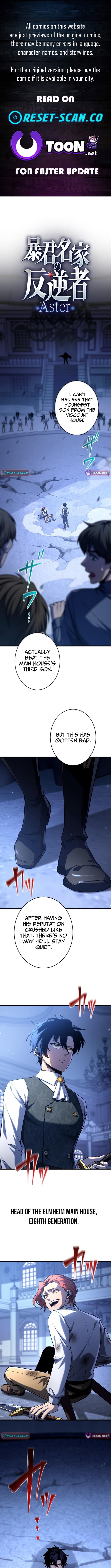 Read The Rebel of the Tyrant Noble House Aster Manga Online