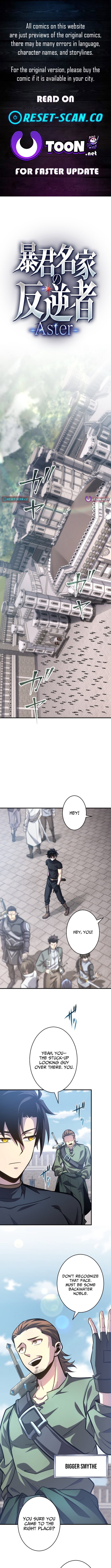 Read The Rebel of the Tyrant Noble House Aster Manga Online