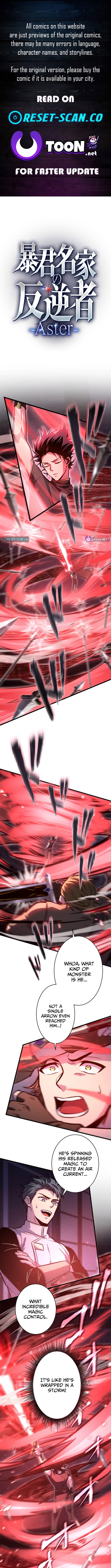 Read The Rebel of the Tyrant Noble House Aster Manga Online