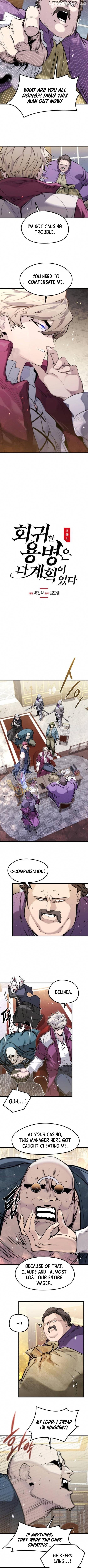 Read The Regressed Mercenary's Machinations Manga Online