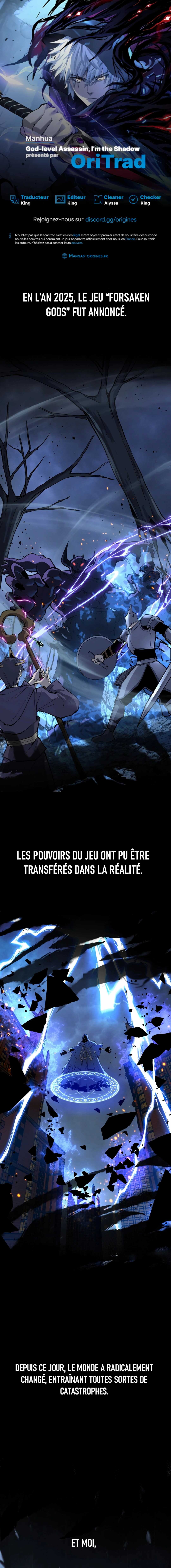 Read God-level Assassin, I’m the Shadow Scan Manga Online