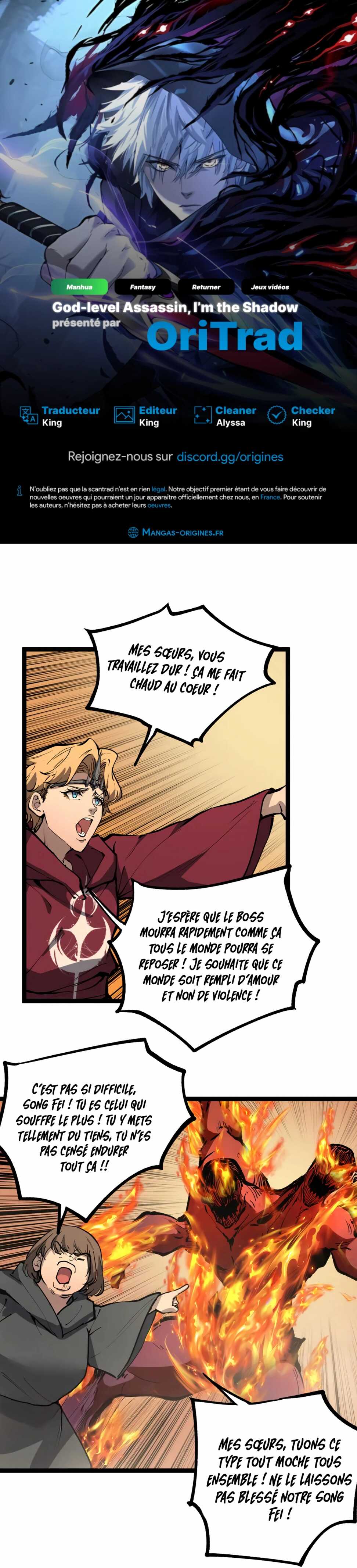 Read God-level Assassin, I’m the Shadow Scan Manga Online