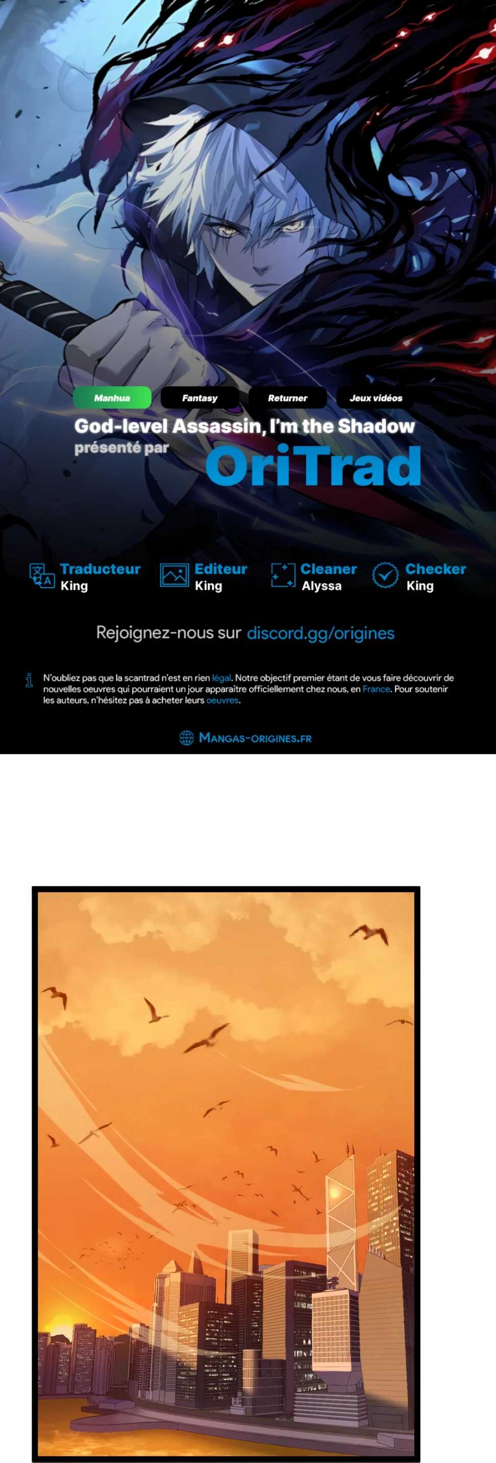 Read God-level Assassin, I’m the Shadow Scan Manga Online