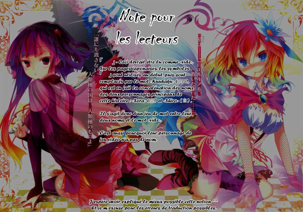 Read No Game No Life scan Manga Online