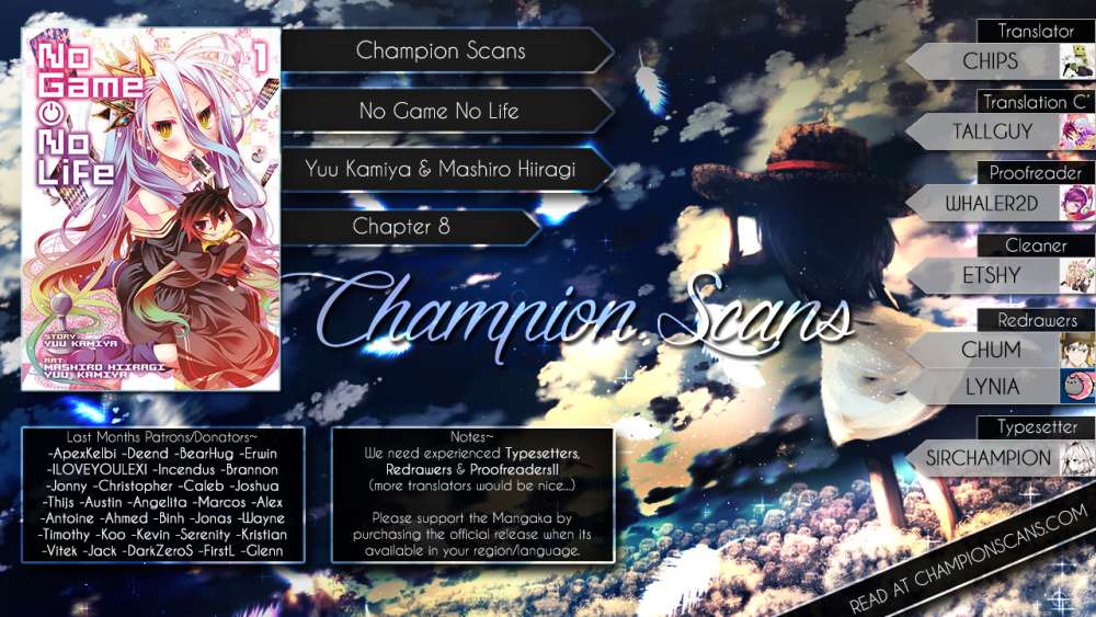 Read No Game No Life scan Manga Online