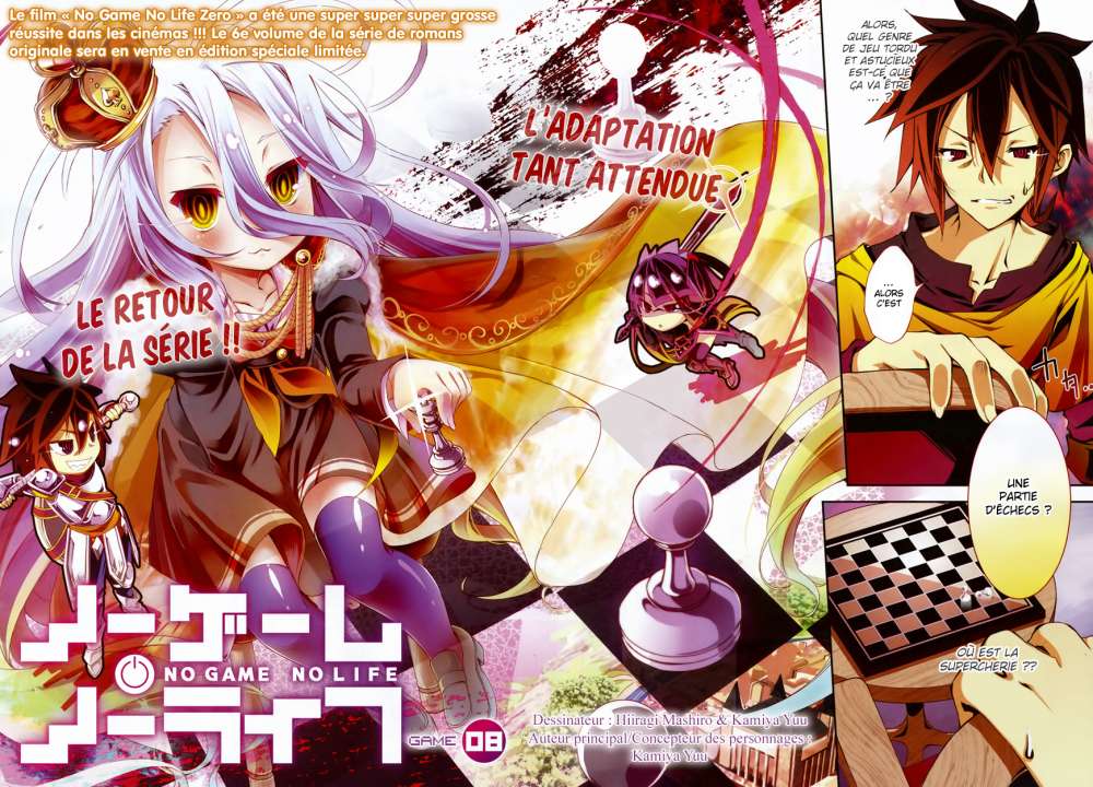 Read No Game No Life scan Manga Online