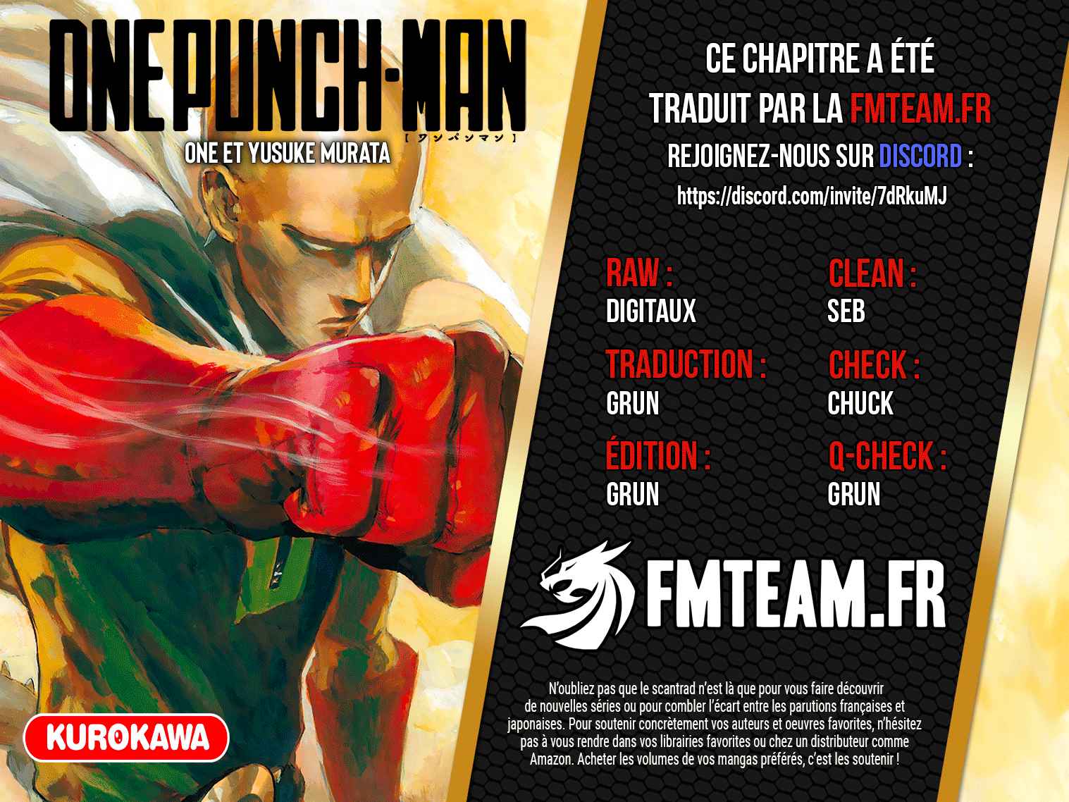 Read One Punch Man scan Manga Online