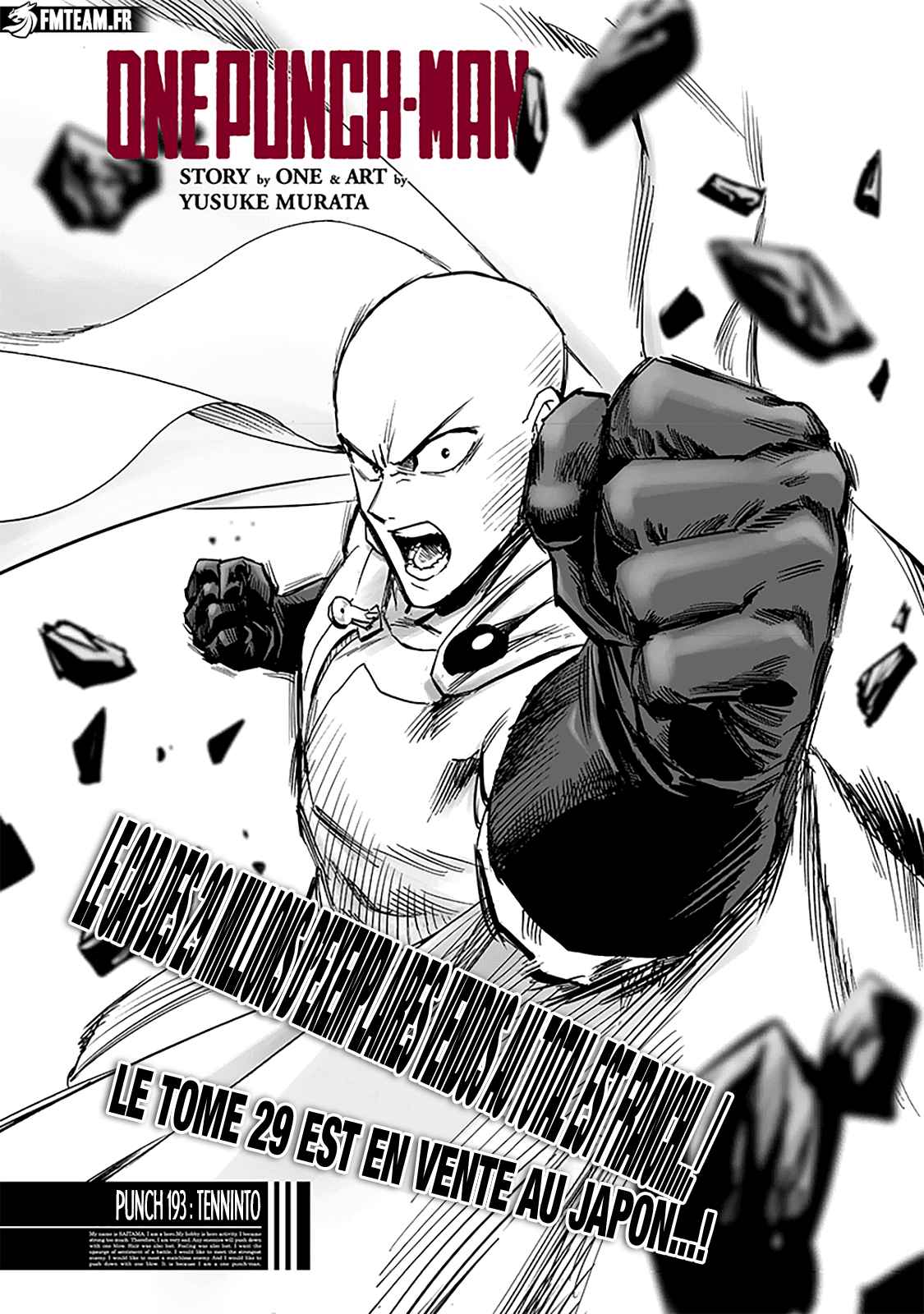 Read One Punch Man scan Manga Online