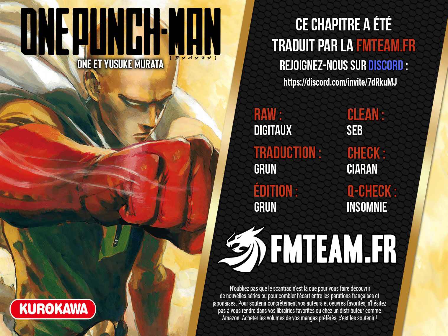 Read One Punch Man scan Manga Online