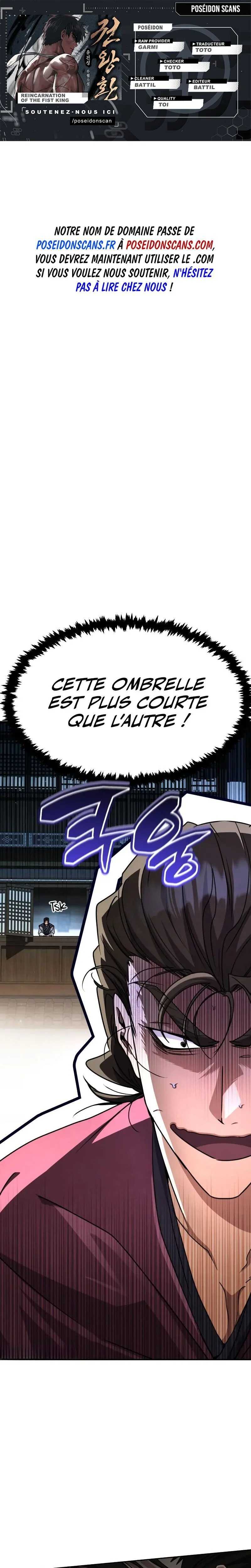 Read Reincarnation of the Fist King Scan Manga Online