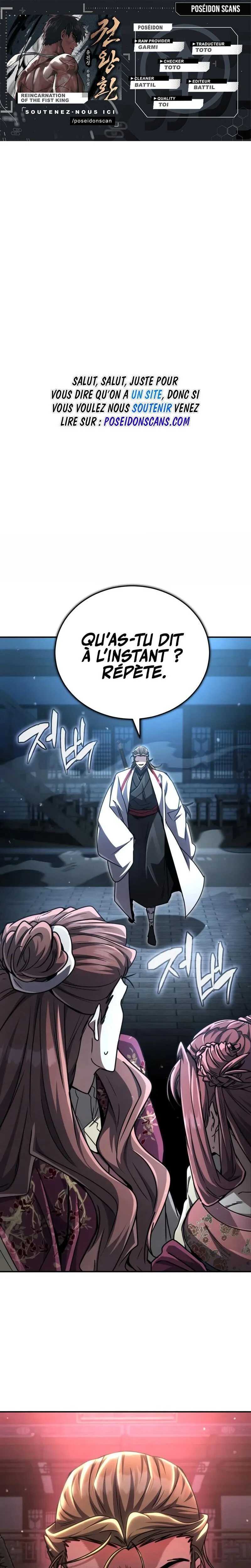 Read Reincarnation of the Fist King Scan Manga Online