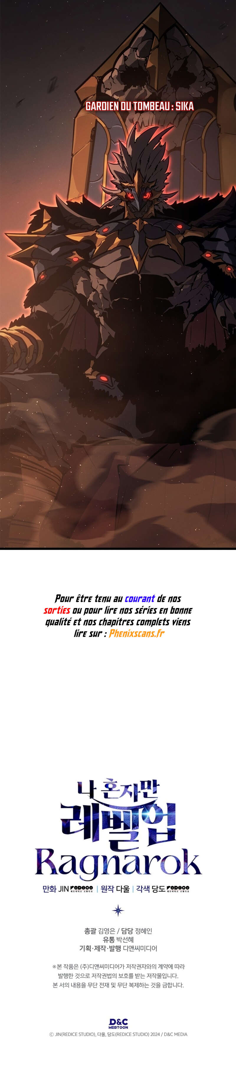 Read Solo leveling Ragnarok Scan Manga Online