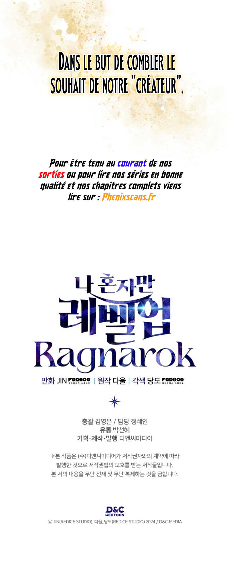 Read Solo leveling Ragnarok Scan Manga Online