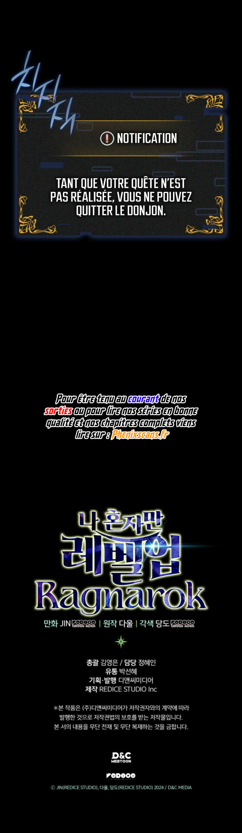 Read Solo leveling Ragnarok Scan Manga Online