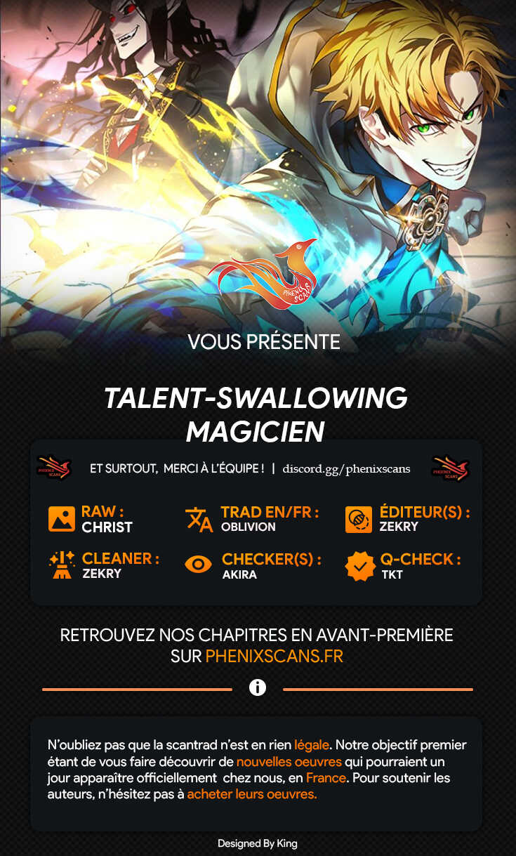 Read Talent-Swallowing Magician Scan Manga Online