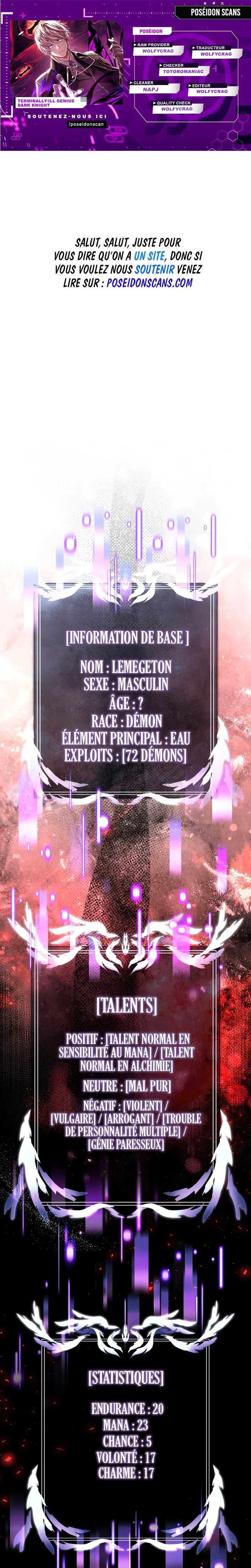 Read Terminally-Ill Genius Dark Knight Scan Manga Online